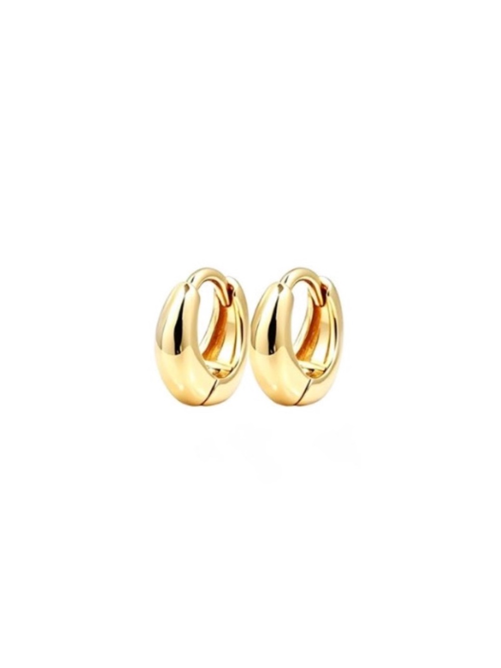 Mint & Lily Mini Teardrop Huggie Hoop Earrings
